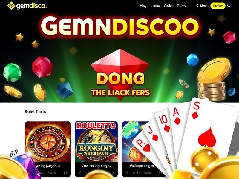 Welcome to Gemdisco.com, a premier online casino offering over 2000 thrilling gambling games, including slots, table games, and live dealers. Enjoy secure, fair play, and exclusive promotions for an unforgettable gaming experience.
