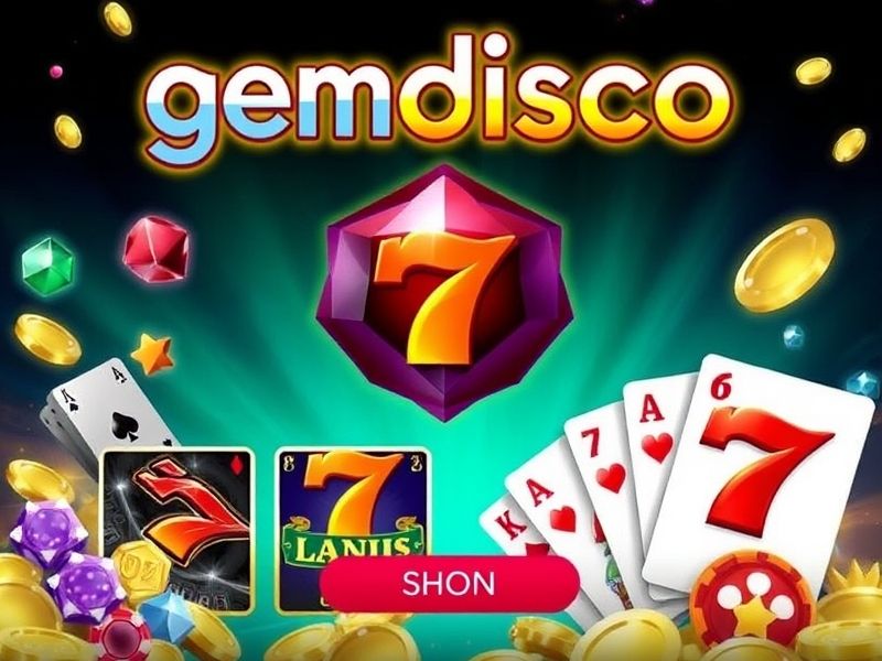 Welcome to Gemdisco.com, a premier online casino offering over 2000 thrilling gambling games, including slots, table games, and live dealers. Enjoy secure, fair play, and exclusive promotions for an unforgettable gaming experience.